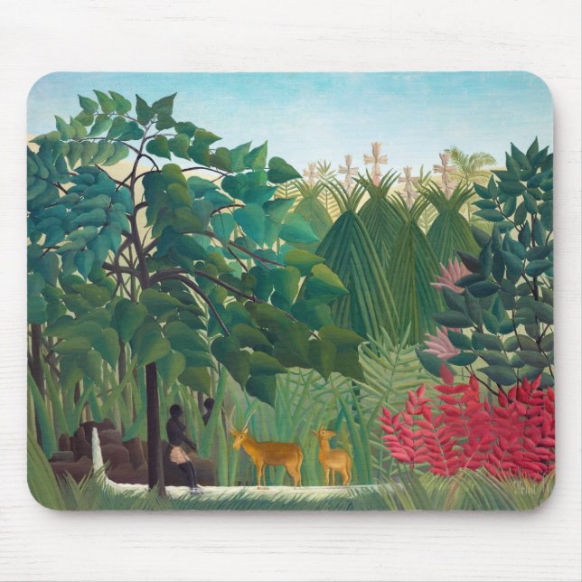 Tapis De Souris Henri Rousseau - La cascade (Devant)
