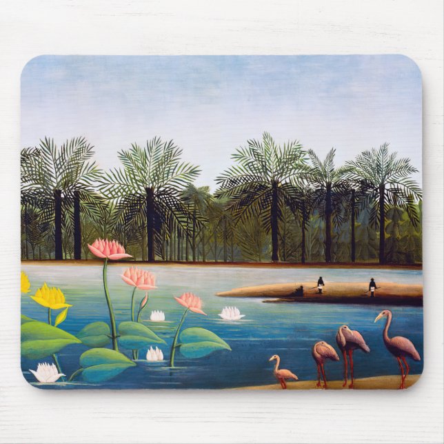 Tapis De Souris Henri Rousseau - Les Flamants roses (Devant)