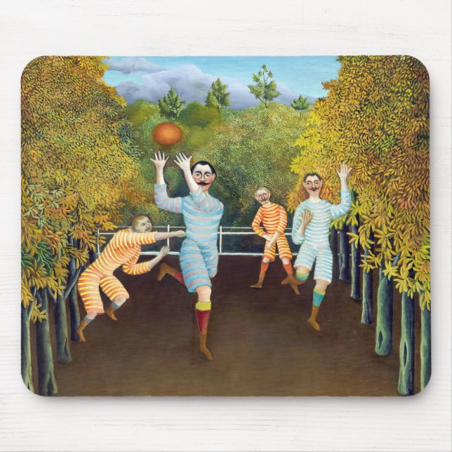 Tapis De Souris Henri Rousseau - Les joueurs de football (Devant)