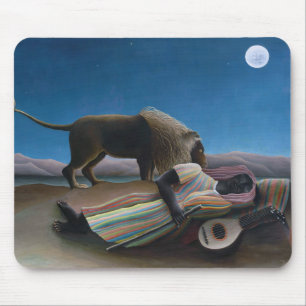 Tapis De Souris Henri Rousseau - Les Tziganes qui dorment
