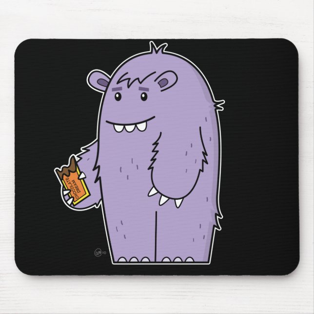 Tapis De Souris Henry aime le chocolat - Mousepad (Devant)
