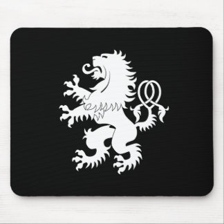 Tapis De Souris Héraldique effrénée croisée Mousepad de lion de