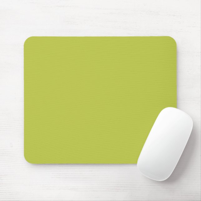 Tapis De Souris Herbe citron vert clair de couleur solide (Avec souris)