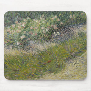 Tapis De Souris Herbe et Papillons par Vincent van Gogh