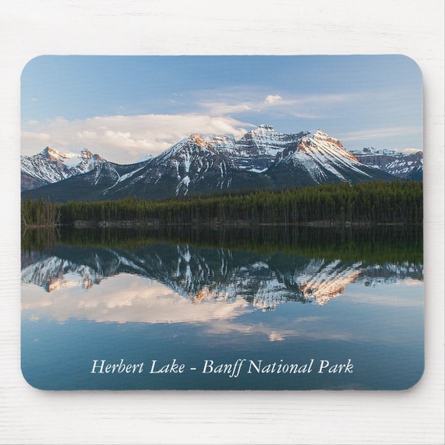 Tapis De Souris Herbert Lake, Alberta, Canada mousepad (Devant)