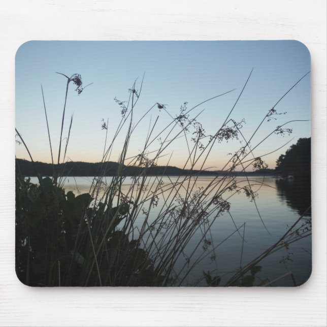 Tapis De Souris Herbes au lac Sunset (Devant)