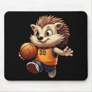 Tapis De Souris Hérisson de basket-ball 1