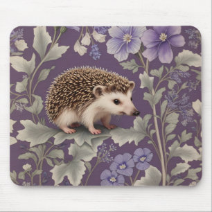 Tapis De Souris Hérisson violet William Morris Inspiré Floral