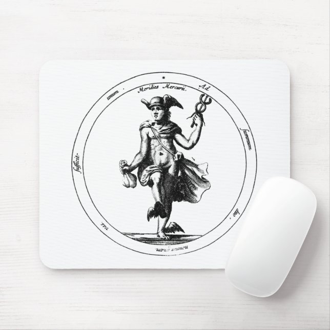 Tapis De Souris Hermes Alchemy Caduceus (Avec souris)