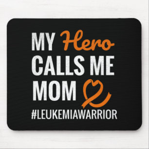 Tapis De Souris Hero Me Appelle Maman Leukemia Guerrier Leukemia L