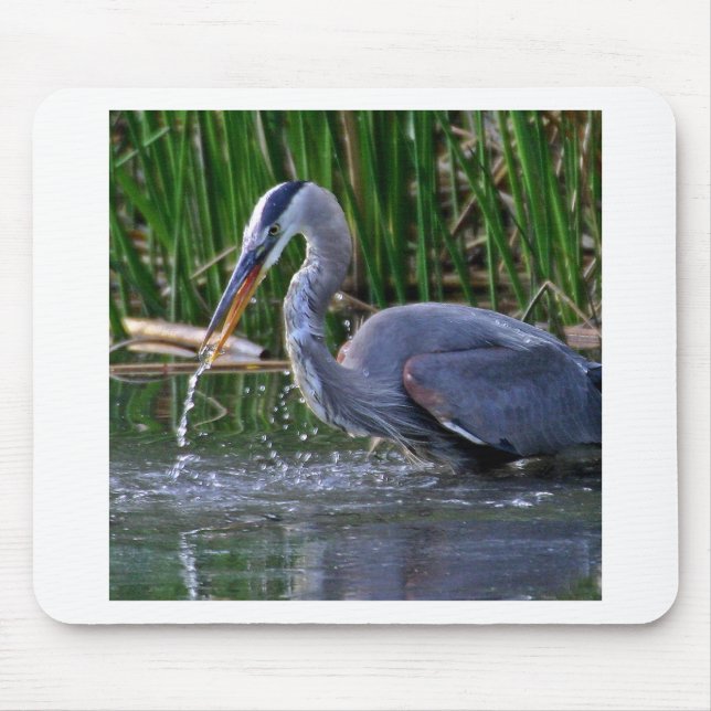 Tapis De Souris Heron Splash (Devant)