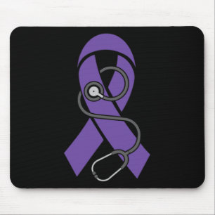 Tapis De Souris Héros J'Ai Été Élevé Par Mon Pancréatique Cancer A