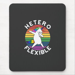 Tapis De Souris Hetero Flexible LGBT Lesbian bisexuel Trans