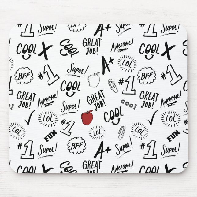 Tapis De Souris Heure de l'école (Devant)