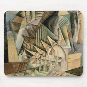 Tapis De Souris Heure de pointe, New York par Max Weber, Cubisme V