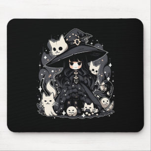 Tapis De Souris Heure de sorcière design graphique tendance Hallow