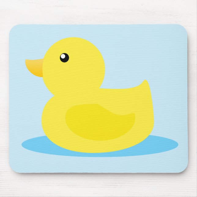 Tapis De Souris Heure du bain Canard jaune (Devant)