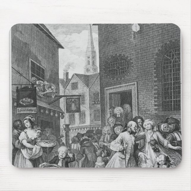 Tapis De Souris Heures du jour, midi, 1738 (Devant)