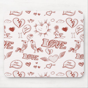 Tapis De Souris Heureuse Sainte-Valentin