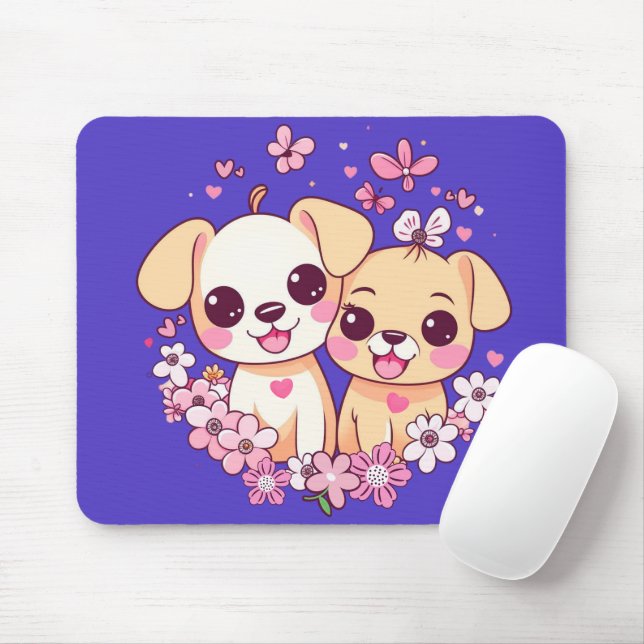 TAPIS DE SOURIS HEUREUSE SAINTE-VALENTIN ! (Avec souris)