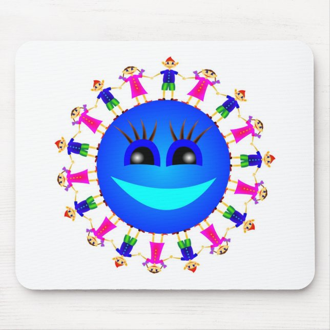 Tapis De Souris Heureux (Devant)