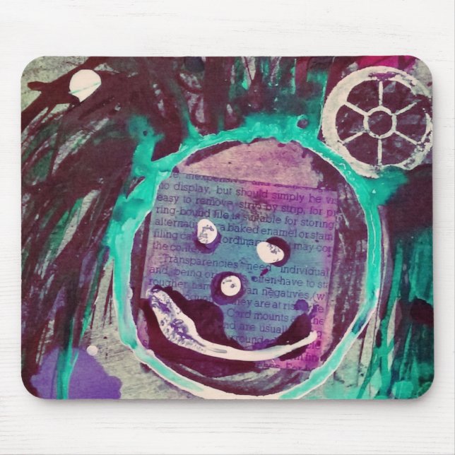 Tapis De Souris Heureux (Devant)