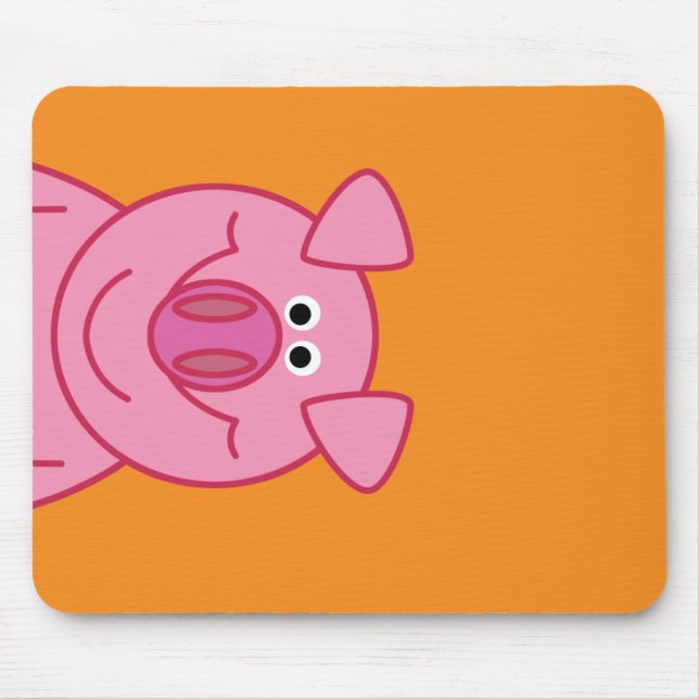 TAPIS DE SOURIS HEUREUX PIG MOUSPAD (Devant)