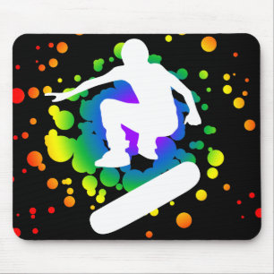 Tapis De Souris hi-fi skateboard : bulles :