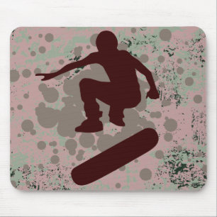 Tapis De Souris hi-fi skateboard : bulles :