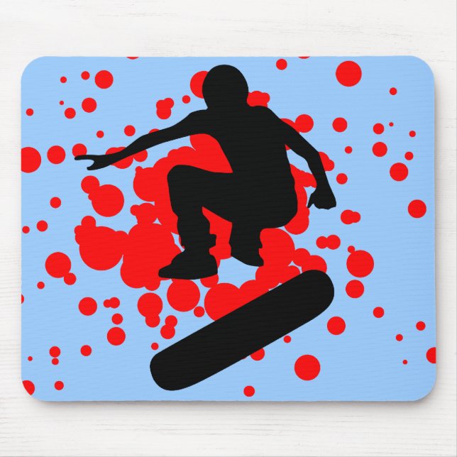 Tapis De Souris hi-fi skateboard : bulles : (Devant)
