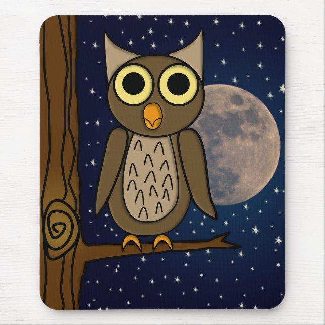 Tapis De Souris hibou (Devant)
