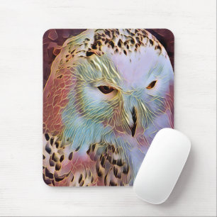 TAPIS DE SOURIS HIBOU