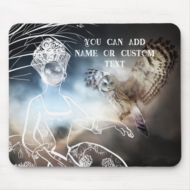 Tapis De Souris Hibou (Devant)