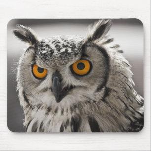 Tapis De Souris Hibou blanc magnifique Mousepad
