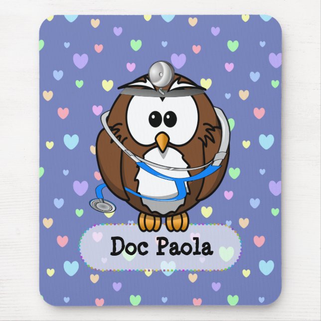 Tapis De Souris hibou doc pageur (Devant)