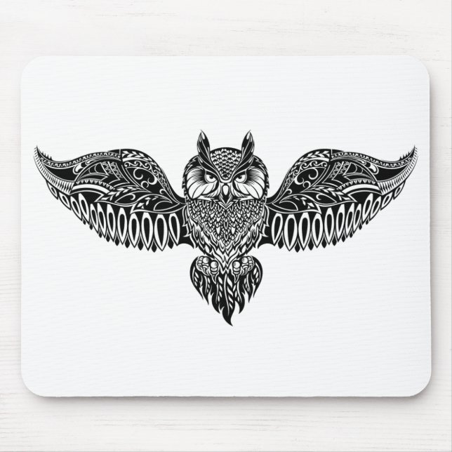 Tapis De Souris Hibou inspiré (Devant)