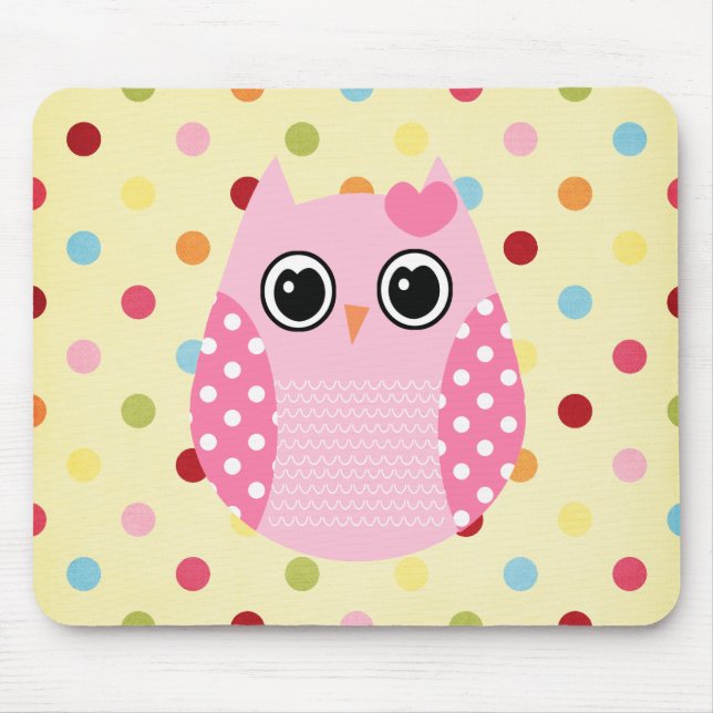 Tapis De Souris Hibou sage (Devant)