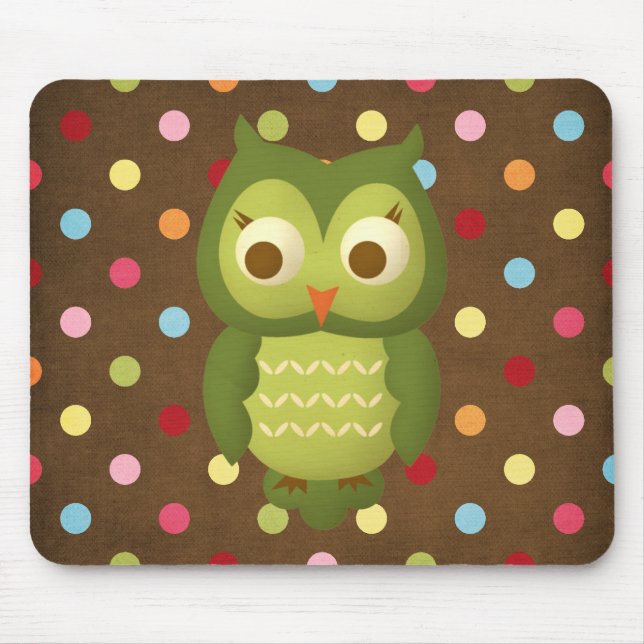 Tapis De Souris Hibou sage (Devant)