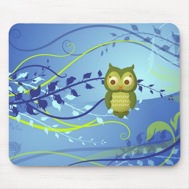 Tapis De Souris Hibou sage (Devant)