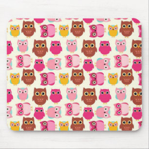 Tapis De Souris Hiboux mignons