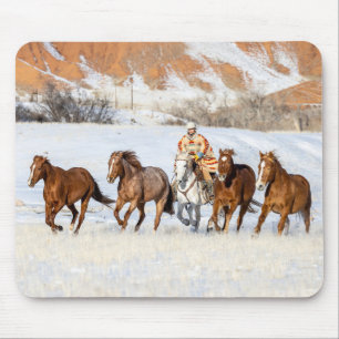 Tapis De Souris Hideout Horse Ranch, Wrangler et Horse