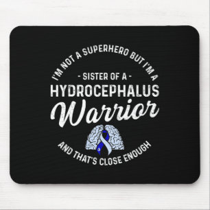 Tapis De Souris Hidrocéphalie Survivante Soeur Héros Sensibilisati