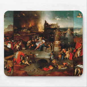 Tapis De Souris Hieronymus Bosch - Tentation De Saint Anthony