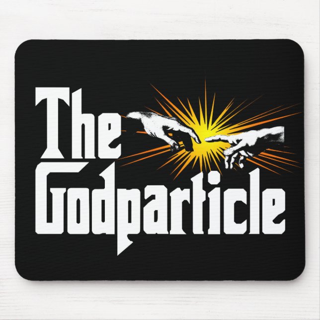 Tapis De Souris Higgs Boson The Godparticle - Funny Physics Nerd (Devant)