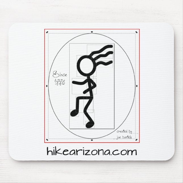 Tapis De Souris HikeArizona.COM - Depuis 1996 Mousepad (Devant)
