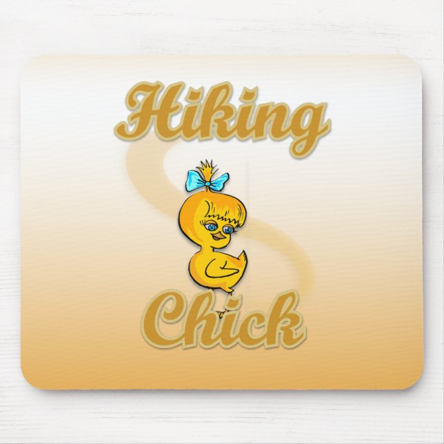 Tapis De Souris Hiking Chick (Devant)