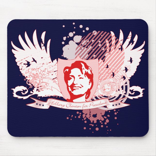 Tapis De Souris hillary clinton pour la présidence. 08. (Devant)