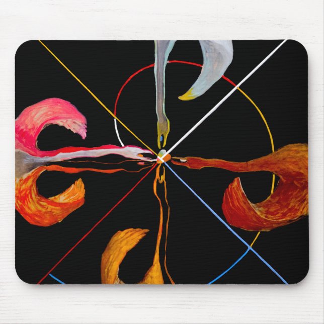 Tapis De Souris Hilma af Klint - Le Swan No 7 (Devant)
