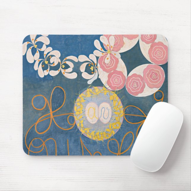 Tapis De Souris Hilma af Klint - Les dix plus grandes, No 1 (Avec souris)