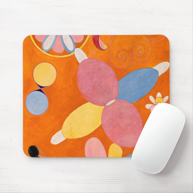 Tapis De Souris Hilma af Klint - Les dix plus grands, No.4, Jeunes (Avec souris)